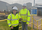 Marion Hooson, left, and Diane Colquhoun are leaders in helping ensure safety is the top priority at the company’s Stowmarket molybdenum plant in the United Kingdom.