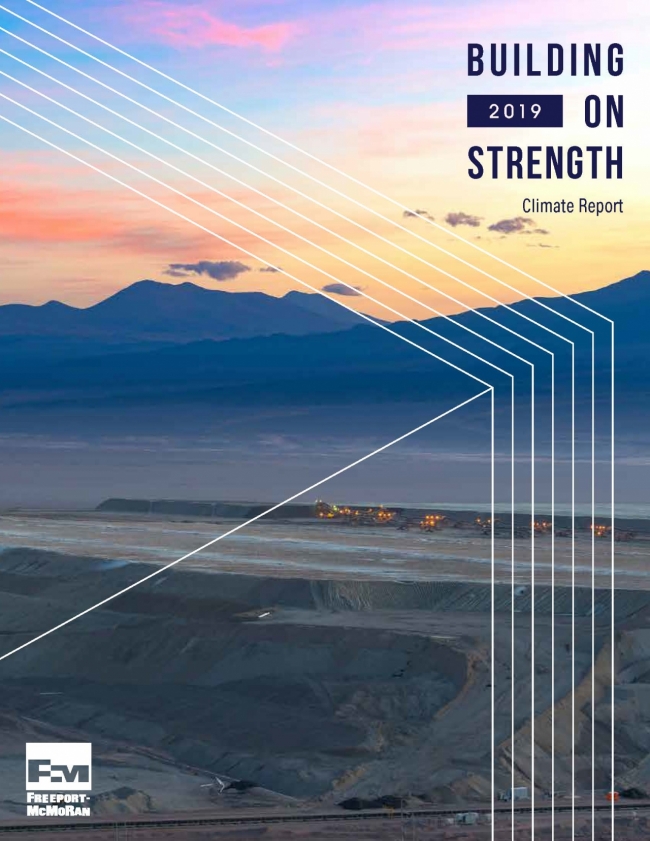 Freeport-McMoRan Publishes Its 2019 Annual Report on Sustainability and Its 2019 Climate Report