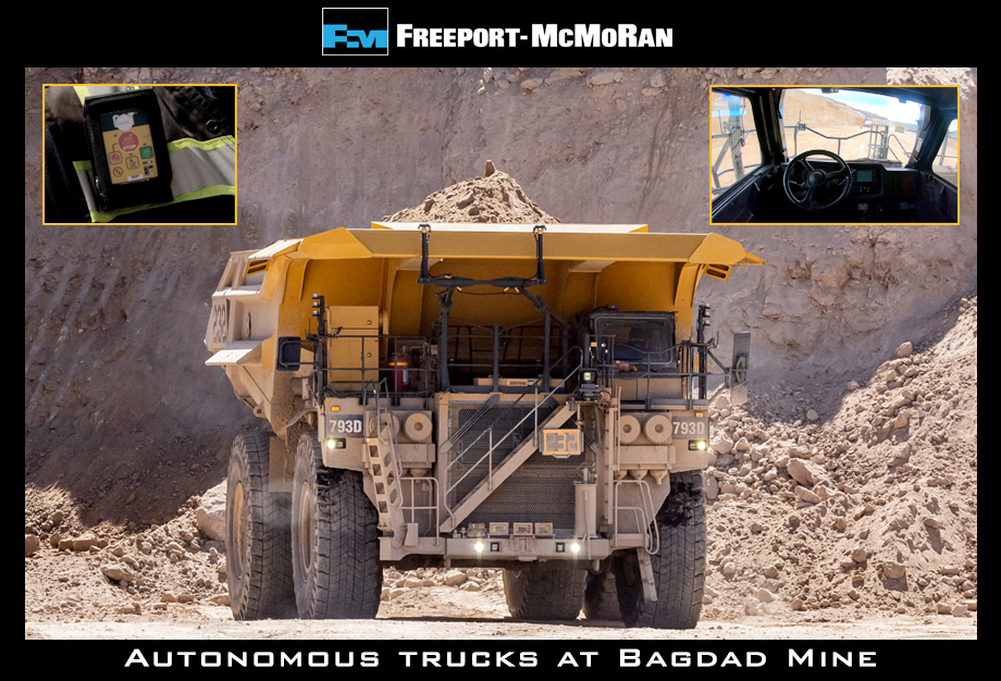 Autonomous Trucks at Bagdad Mine 2025